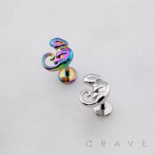 CHAMELEON THREADLESS (PUSH IN) 316L SURGICAL STEEL LABRET SET